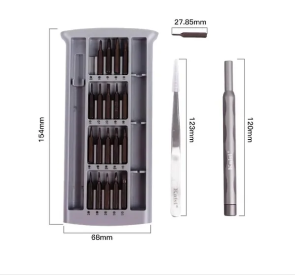 Kit Chave Ferramenta Para iPhone Celular K3022a Titanium