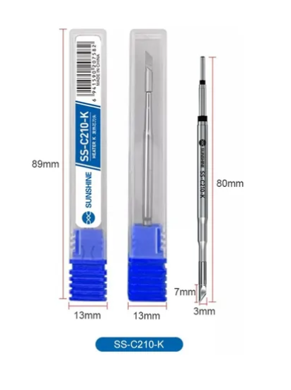 Ponta C210 De Ferro Solda Sunshine C210 Para Sugon Aifen Jbc