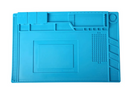 Manta De Bancada Resistente Ao Calor Silicone Anti-estática para reparo do telefone móvel (Azul) 30*45cm