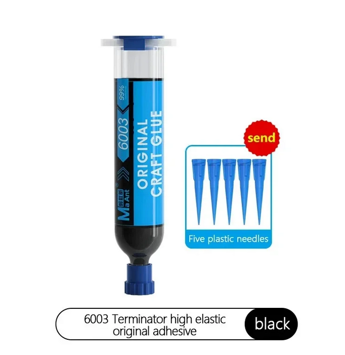 Cola preta e branco original elástica alta, telefone celular, tampa traseira, LCD, multi-propósito, ferramentas de reparo adesivas, 30ml