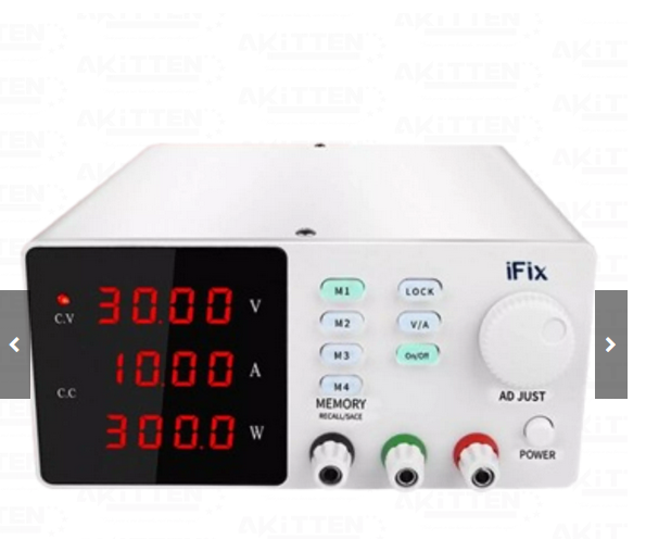 Fonte Assimétrica Branca IFix-s3010 - 30V 10A 3.000W - Bivolt. - Bivolt