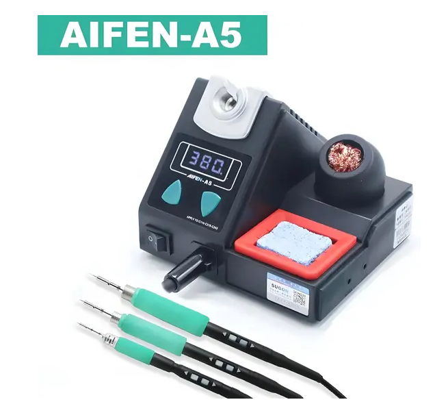 Estação De Solda AIFEN A5 Com Pontas Compatíveis C210 245 C115, Cabo Para Ferramenta De Retrabalho