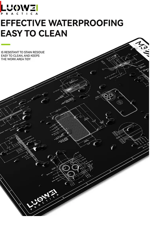 Luowei LW-M3 Manta de isolamento para reparos multifuncionais com resistência a altas temperaturas 593mm X 345mm