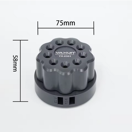 YAXUN suporte de ferramentas Material ABS, caixa rotativa, rotação 360 °, YX-2301