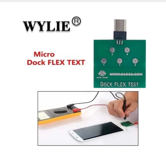 Kit Dock Flex Para Teste De Funcionamento iPhone V8 E Tipo C , valor Unitario