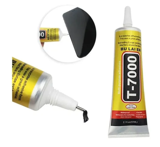 Cola T7000 Preta 110ml Colar Tela Touch Display Celular