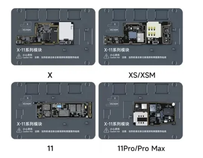 Separadora Placa Pre-heating iPhone X / 15 Pro Max Pró