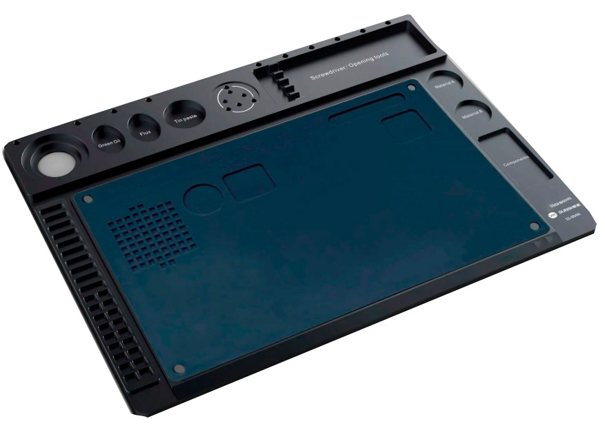 Manta de Liga de Alumínio com Base para Microscópio – SS-004N Preta