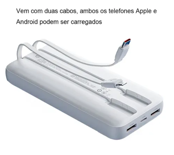 Power Bank 10000mah Carregamento Rápido 22,5w