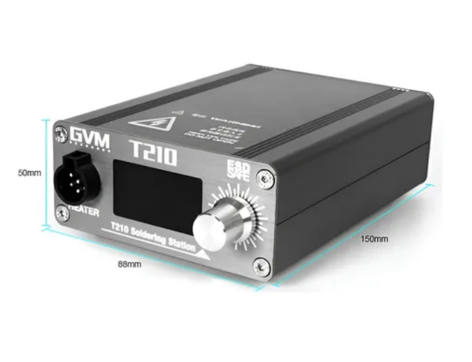 Estação De Solda Gvm T210 Micro Solda Eletrônica Bivolt C210