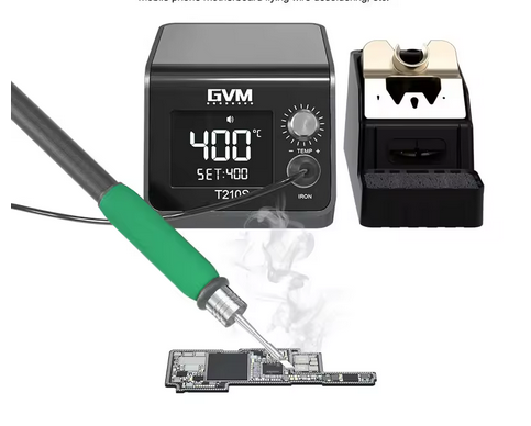 GVM T210S Estação De Retrabalho De Soldagem Eletrônica, Aquecimento Reembolsado, Ferro De Solda, Reparação Do Telefone Móvel