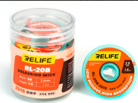 RL-20B 2515 malha de Solda Relife 2.5mm 1,5m com 1 Unidades