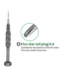 RELIFE-RL-728 Chave de fenda para reparo portátil, forte absorção magnética, mudo rolamento S2 Steel Gun, UNIDADE