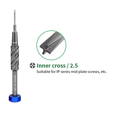 RELIFE-RL-728 Chave de fenda para reparo portátil, forte absorção magnética, mudo rolamento S2 Steel Gun, UNIDADE