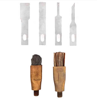 CR-305 Bisturi com 4 Lâminas e 2 Escovas Cricket
