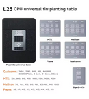 T-7 CPU Reballing Stencil Plataforma para iPhone, CPU Universal, A8 ~ A16, 6s ATÉ iphone 12 pro max