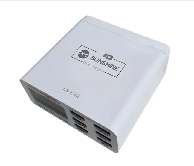 Carregador Rápido Sunshine Ss-304q 6 Portas Usb