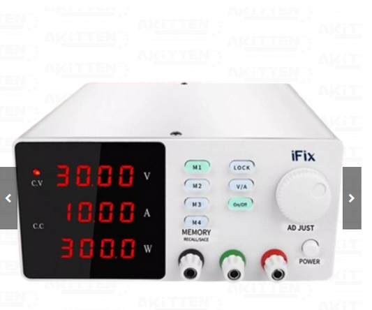 Fonte Assimétrica Branca IFix-s3010 - 30V 10A 3.000W - Bivolt. - Bivolt