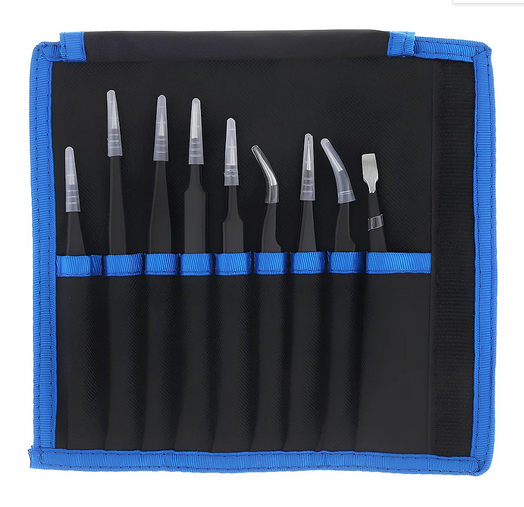 kit de pinças antiestáticas ESD