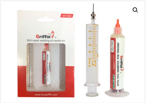 Kit com Seringa e Fluxo em Pasta 10ml – HT-553 Griffin