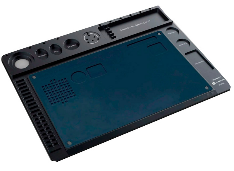 Manta de Liga de Alumínio com Base para Microscópio – SS-004N Preta