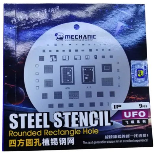Stêncil Rebaling Mechanic Ufo 10un Para Iphone Até 13pro Max