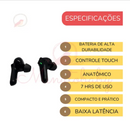 Fone De Ouvido Sem Fio Bluetooth Kaidi Kd-776 Modo Gamer