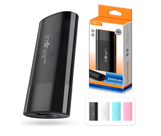 Carregador Portátil Power Bank 5000 Mah Usb Inova Pow-1013 ROSA
