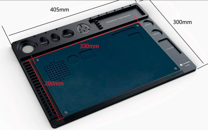 Manta de Liga de Alumínio com Base para Microscópio – SS-004N Preta