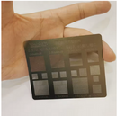 Yaxun multi-purpose bga estêncil 0.3/0.35/0.4/0.5/paralelo/45 graus buraco universal solda bga reballing estêncil rede de solda